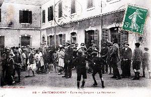 AIN TEMOUCHENT - ECOLE DES GARCONS - RECREATION - 1916